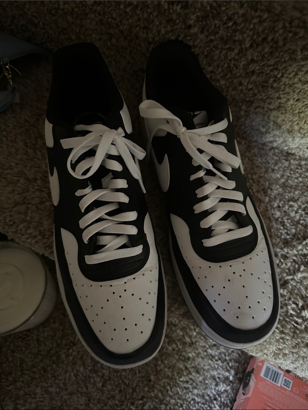 Nike Classic Black & White Low-Top Sneakers